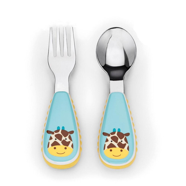 Skip Hop SH252359 Toddler cutlery set Коричневый, Бирюзовый, Cеребряный, Желтый Нержавеющая сталь toddler cutlery