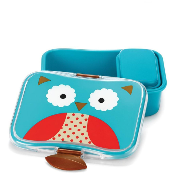 Skip Hop SH252475 Lunch container 0.7л Синий, Коричневый, Красный коробка для обеда