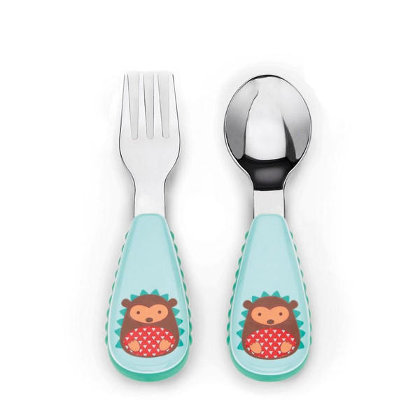 Skip Hop SH252363 Toddler cutlery set Коричневый, Бирюзовый, Красный, Cеребряный Нержавеющая сталь toddler cutlery