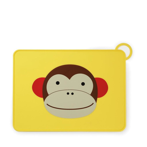 Skip Hop Zoo Fold & Go Silicone Placemat Monkey placemat