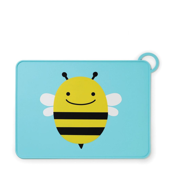 Skip Hop Zoo Fold & Go Silicone Placemat Bee placemat