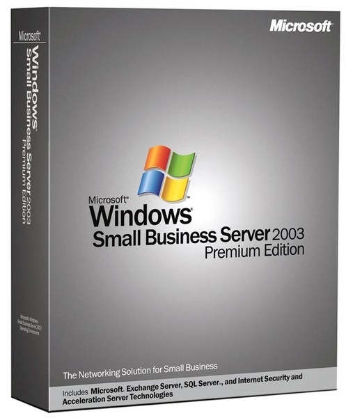 Microsoft Windows Small Business Server Premium 2003 Dutch Document Kit w/Service Pack 1 Dutch software manual