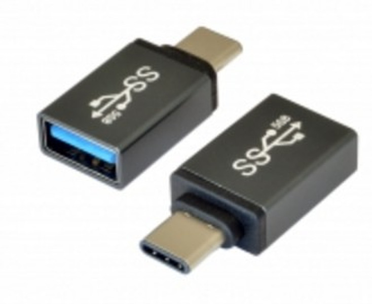 EXSYS EX-47990 USB 3.1 C USB 3.0 A Grau Schnittstellenkabeladapter