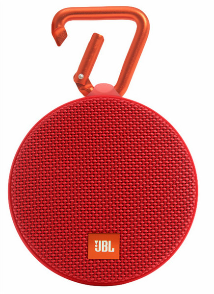 JBL Clip 2 Mono portable speaker 3Вт Другое Оранжевый, Красный
