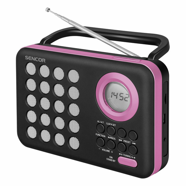 Sencor SRD 220 BPK Digital FM Radio Часы Цифровой радиоприемник