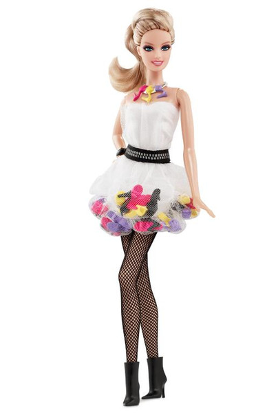 Barbie W3378 Черный, Розовый, Белый, Желтый кукла