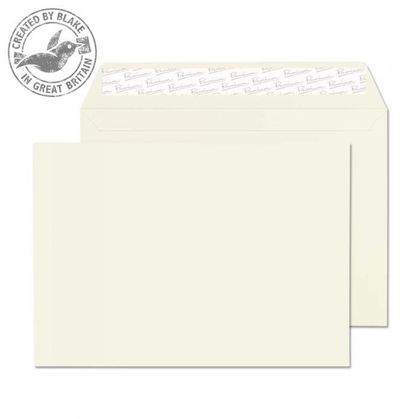 Blake Premium Business Wallet Peel and Seal Oyster Wove C5 162x229mm 120gsm (Pack 25)