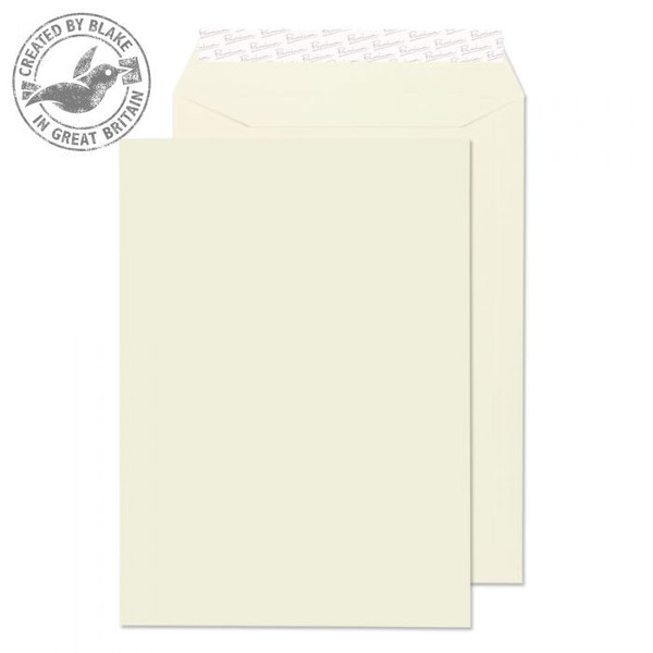 Blake Premium Business Pocket Peel and Seal Oyster Wove C4 324x229mm 120gsm (Pack 20)