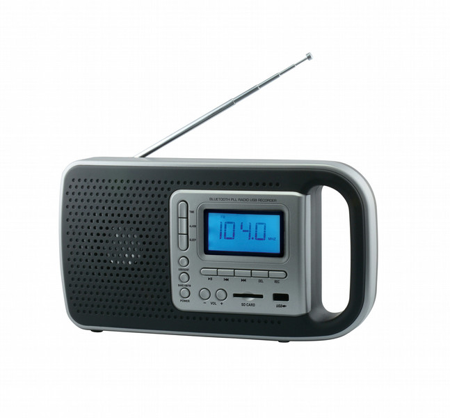 Daewoo DRP-121 Uhr Schwarz, Grau Radio