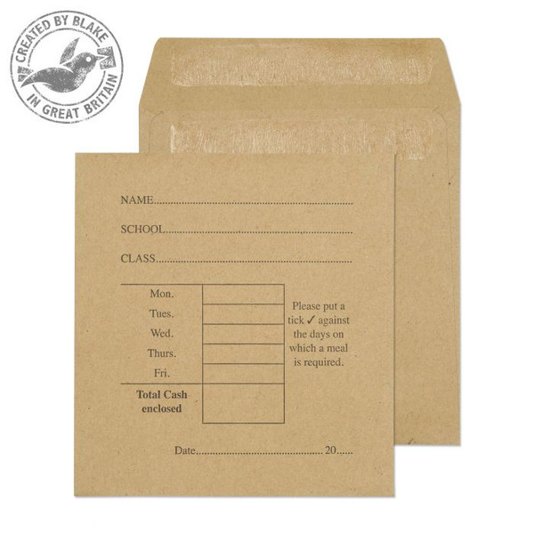 Blake Purely Everyday Manilla Self Seal Pocket 108x192mm 80gsm (Pack 1000)