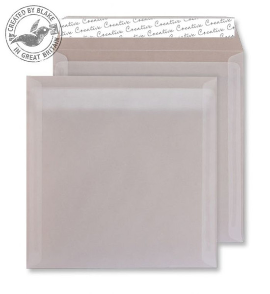 Blake Creative Senses Translucent White Peel and Seal Wallet 220x220mm 110gsm (Pack 250)