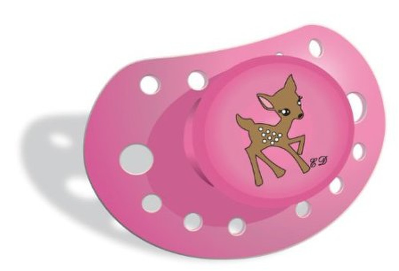 Elodie Details Deer Darling Klassischer Babyschnuller Silikon Pink