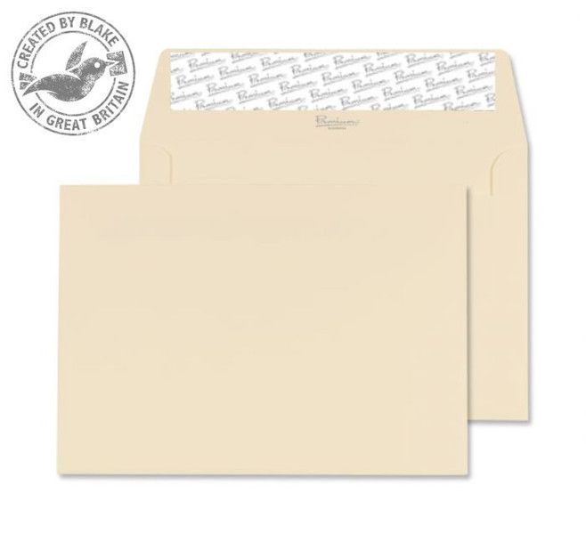 Blake Premium Business Wallet Peel and Seal Cream Wove C6 114x162mm 120gsm (Pack 25)