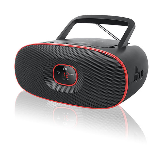 Muse MD-202 RD Portable CD player Black,Red