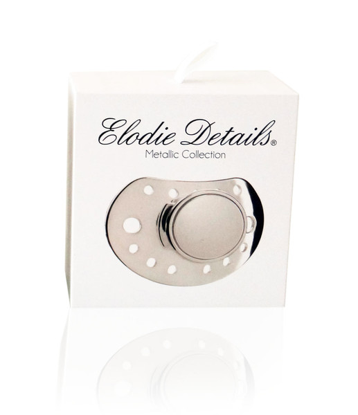Elodie Details Silver Edition Klassischer Babyschnuller Silber