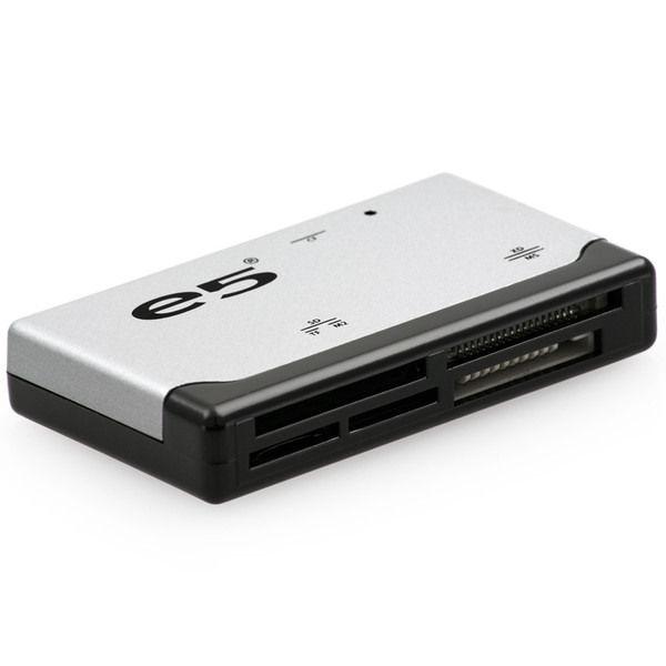 E5 RE01720 USB 2.0 Cеребряный устройство для чтения карт флэш-памяти