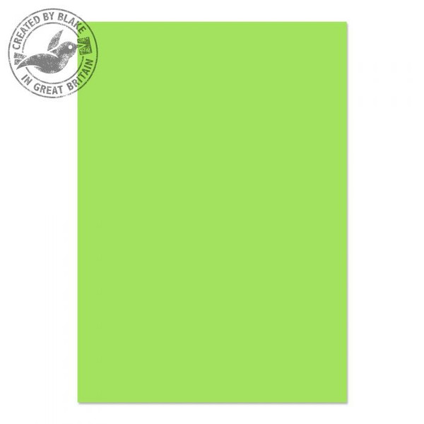 Blake Creative Colour Lime Green Paper A4 297x210mm 120gsm (Pack 50)