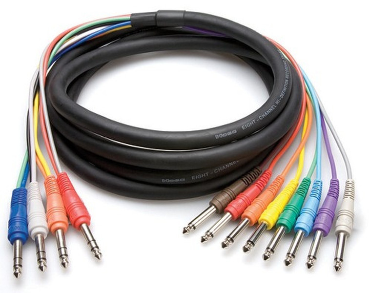 Hosa Technology 4 x TRS/8 x TS, 3m 3m Audio-Kabel