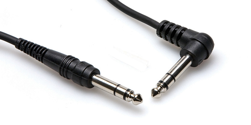 Hosa Technology TRS/TRS 4.57m 6.35mm TRS Black audio cable
