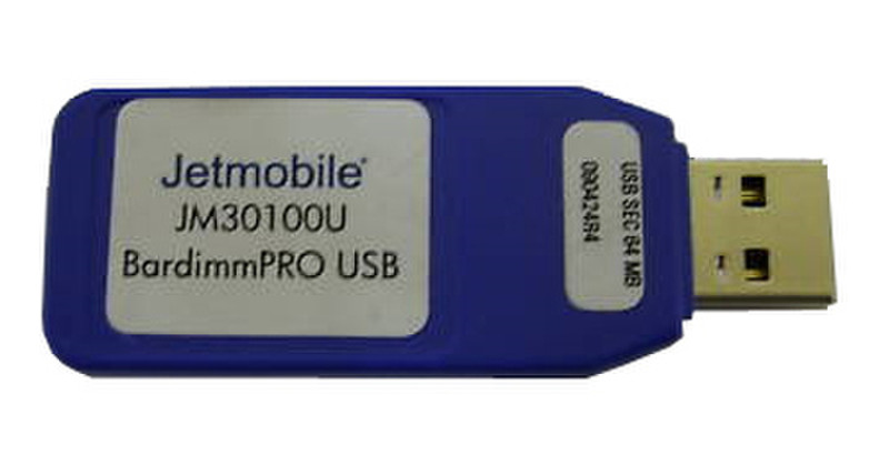 Print4Sure HP Barcode module 0.0625GB Blau USB-Stick