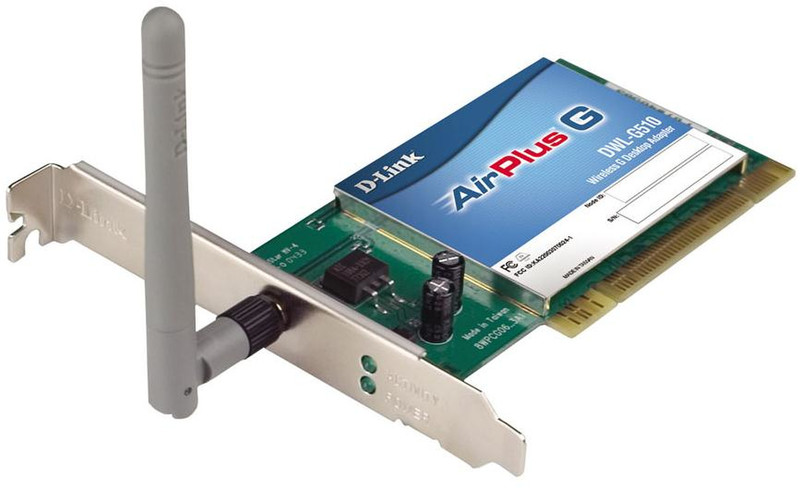 D-Link DWL-G510 Internal 54Mbit/s networking card