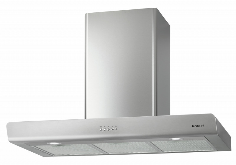 Brandt BHB6902X Wall-mounted 606m³/h Stainless steel cooker hood