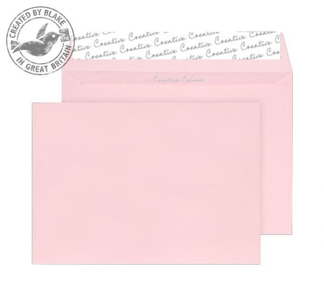 Blake Creative Colour Baby Pink Peel and Seal Wallet C4 229x324mm 120gsm (Pack 250)