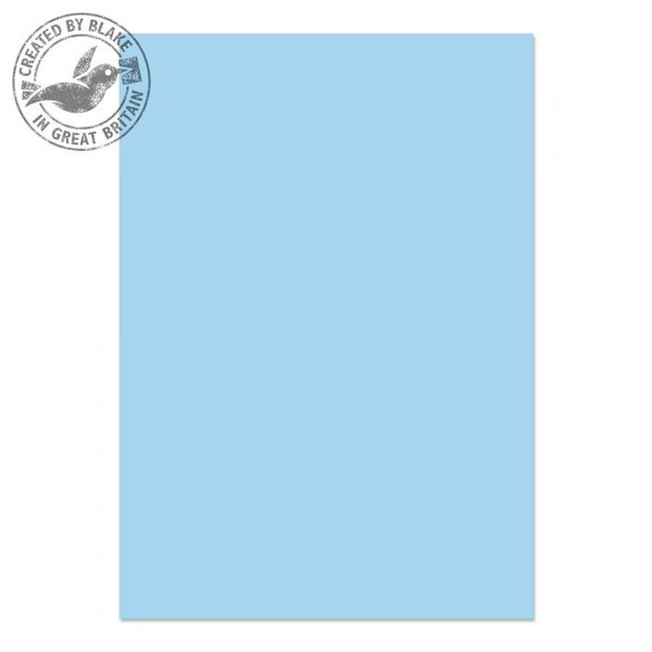 Blake Creative Colour Cotton Blue Paper A4 297x210mm 120gsm (Pack 50)