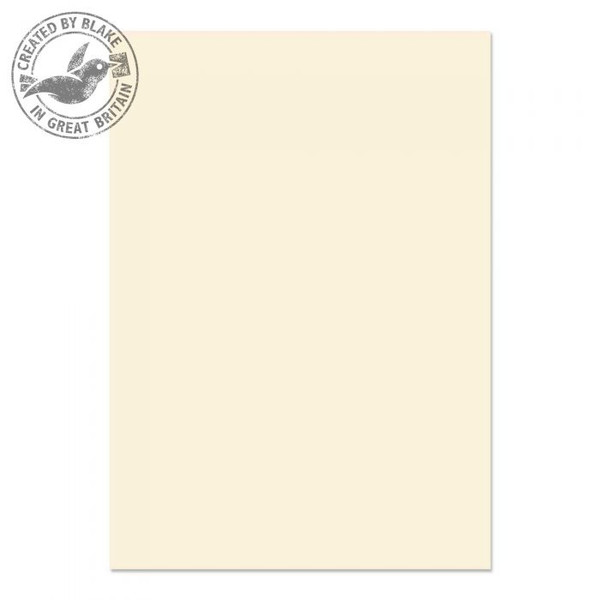 Blake Creative Colour Soft Ivory Paper A4 297x210mm 120gsm (Pack 50)