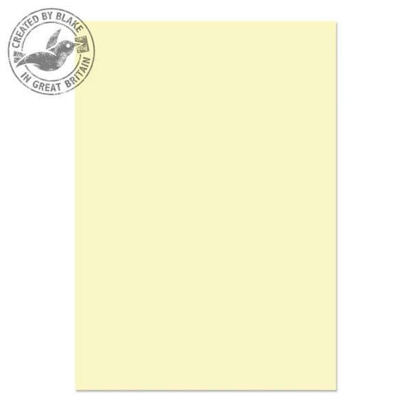 Blake Creative Colour Vanilla Ice Cream Paper A4 297x210mm 120gsm (Pack 50)