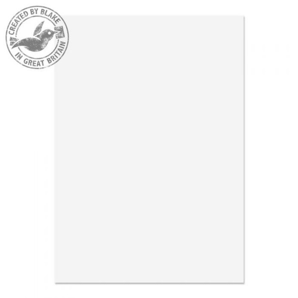 Blake Creative Colour Chalk White Paper A4 297x210mm 120gsm (Pack 50)