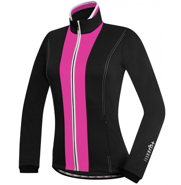 rh+ Evo W Jacket Cycling jacket Adult Female Black,Pink,White