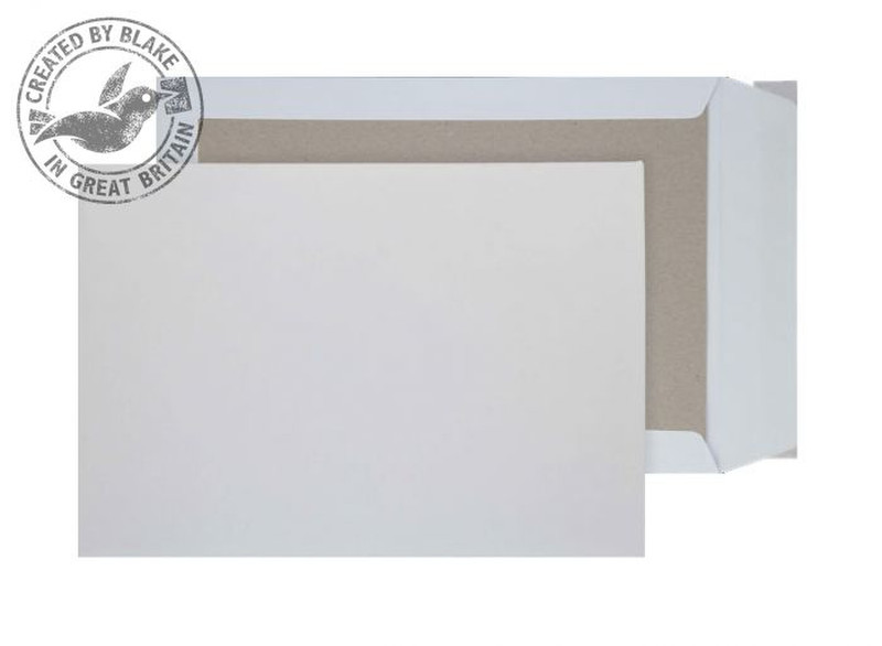 Blake Purely Packaging Board Back Pocket Peel and Seal White C5 229×162mm 120gsm (Pk 125)