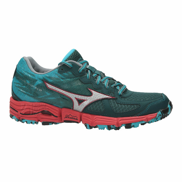 Mizuno Wave Kazan 2 Adult Female Orange,Turquoise sneakers
