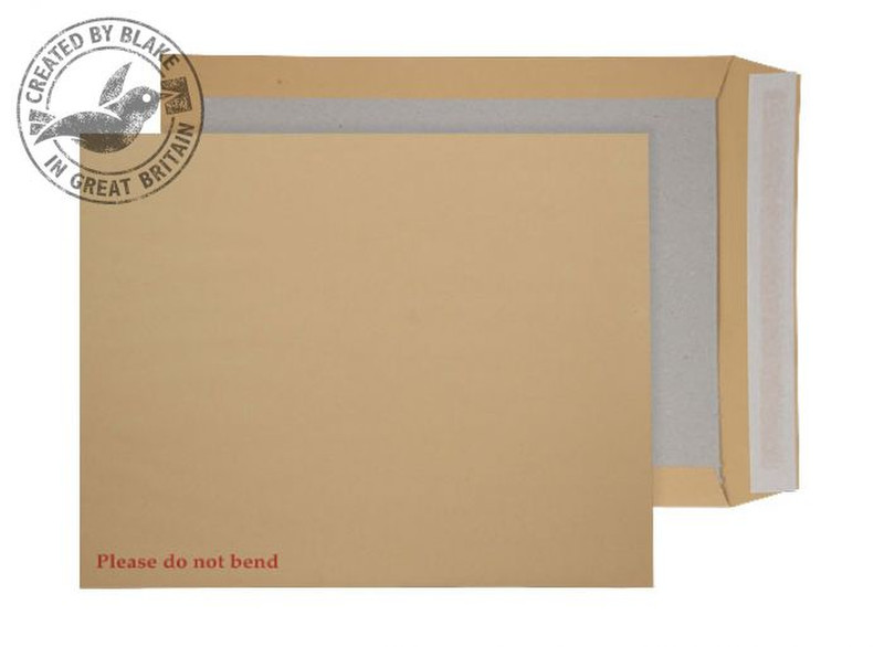 Blake Purely Packaging Board Back Pocket Peel and Seal Manilla 120gsm C3 444×368 (Pk 100)