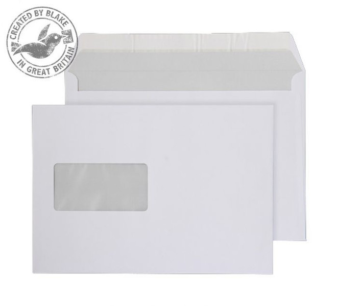 Blake Purely Everyday Bright White Window Peel and Seal Wallet C5 162x229 120gsm (Pk 500) window envelope