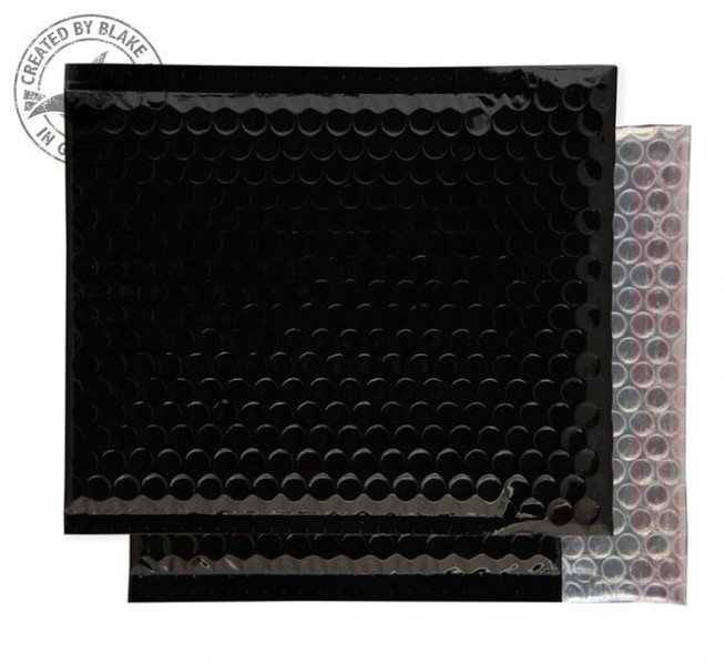 Blake Purely Packaging Black Metallic Padded Peel and Seal CD 165x165 70µm (Pack 200)