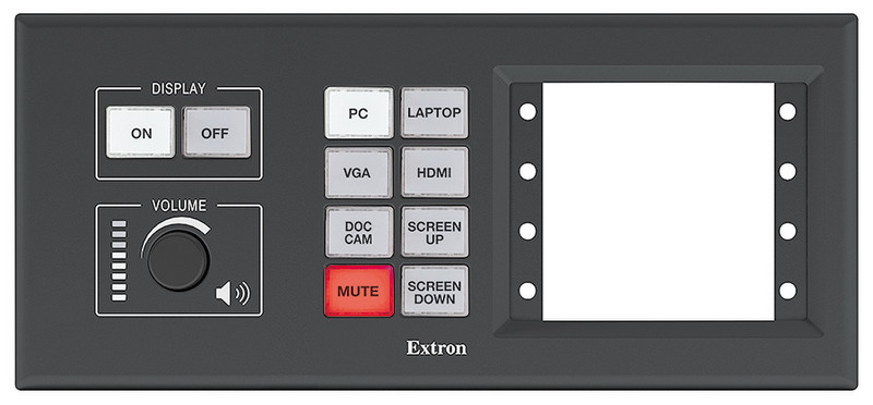 Extron MLC Plus 200 AAP Weiß, Schwarz Druckknopf Panel