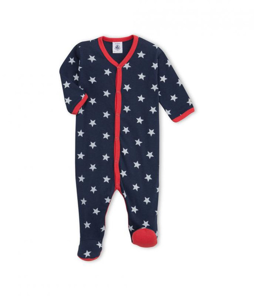Petit Bateau 1247722460 Schlafoverall Baby-Nachtwäsche