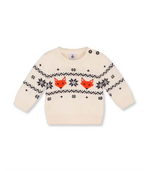 Petit Bateau 1470613070 Boy Sweater Cotton,Wool Multicolour baby/toddler sweater