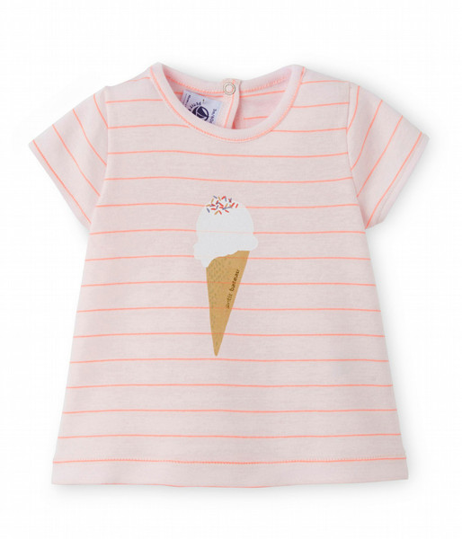 Petit Bateau 1659929000 T-shirt Cotton,Polyester Pink women's shirt/top