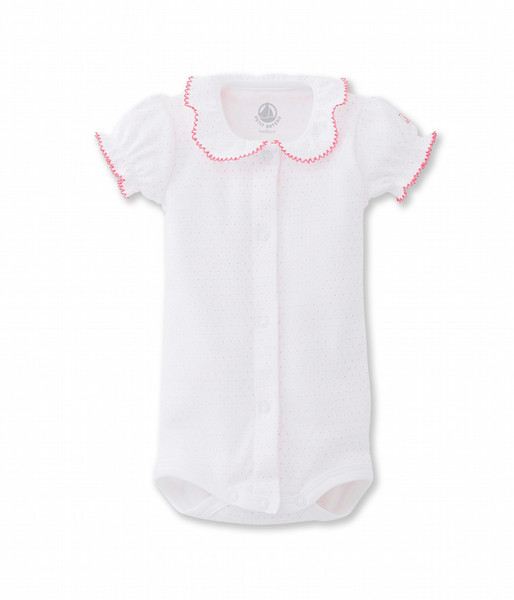 Petit Bateau 1625301010 Baby short sleeve bodysuit боди для младенца