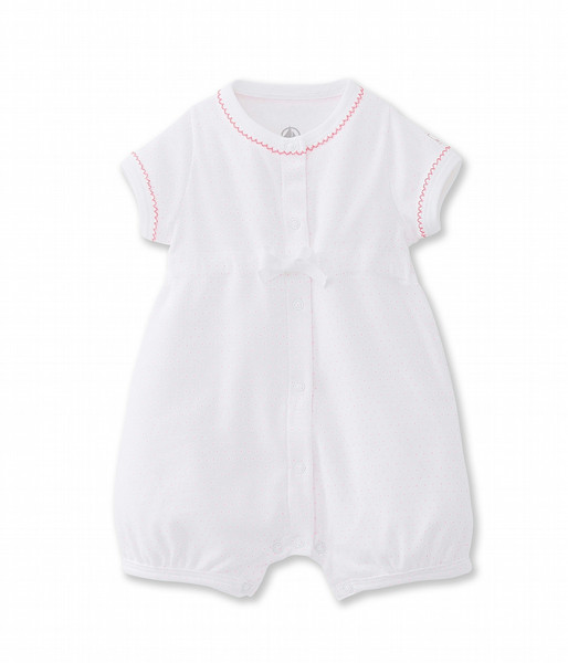 Petit Bateau 1625401010 Baby short sleeve bodysuit baby bodysuit