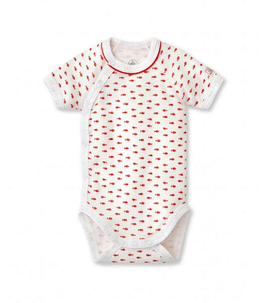Petit Bateau 1627555030 Baby short sleeve bodysuit baby bodysuit