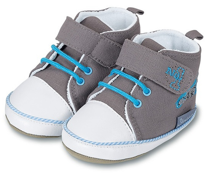 Sterntaler 2301517 Boy/Girl Baby/toddler boots Baumwolle, Polyurethan Grau, Weiß