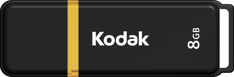 Kodak K100 8GB 8ГБ USB 3.0 (3.1 Gen 1) Type-A Черный, Желтый USB флеш накопитель