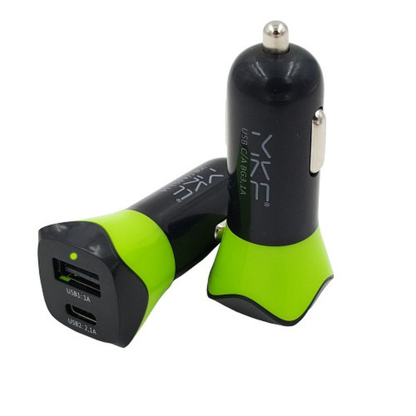 MK Floria MKF-USB C/A BG3 Авто Черный, Зеленый