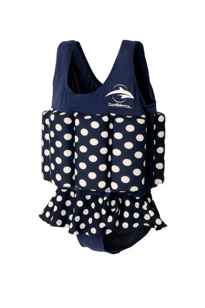 Konfidence Floatsuit Mädchen Schwimmanzug Blau, Weiß