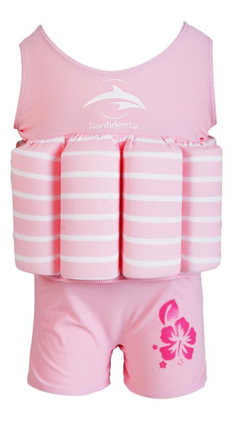 Konfidence Floatsuit Mädchen Schwimmanzug Pink
