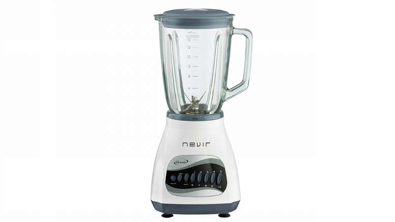 Nevir NVR-8117 BVM Tabletop blender Stainless steel,Transparent 1.5L 400W blender